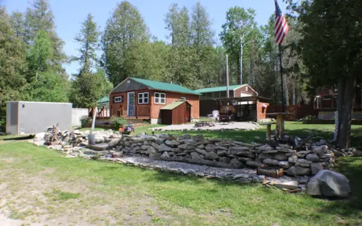 Two Cabins and a Pole Barn on Drummond Island, MI