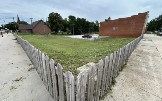 Vacant Corner Lot for Sale in Downtown Friend, NE
