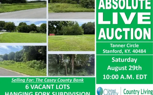 6 Vacant Lots In Hanging Fork Subdivision – Stanford Kentucky