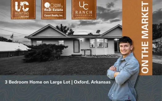 3 Bedroom Home on Large Lot | Oxford, Arkansas