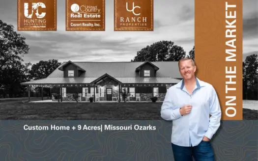 Custom Country Home + 9 Acres | Missouri Ozarks