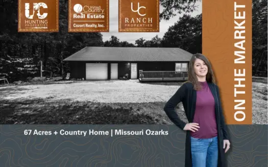 Country Home on 67 Acres in Caulfield  | The Missouri Ozarks