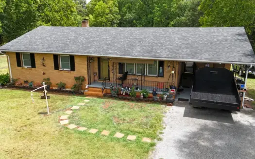 Brick Ranch Home with 2 Acres For Sale – Cleveland Co. NC