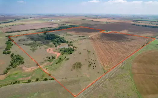Farm for Sale Carnegie Caddo County, OK Cultivated & Pasture Land
