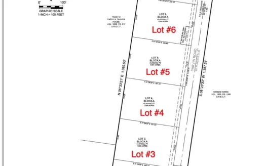 1+ Acre Homesites – Peaceful Country Living Near Hwy 287