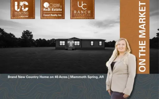 Brand New Country Home with 40 Acres | Mammoth Spring, Arkansas