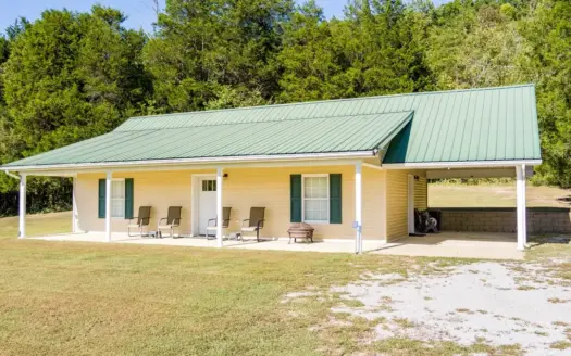Tract #2: Home on 5.507+/- Acres