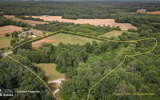 ROWAN NC Land for Sale with Power, Creek, and Homesite Ready
