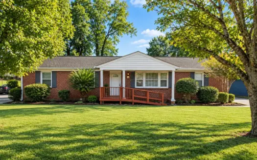LIVE AUCTION – ALL-BRICK HOME on .36 acres