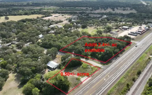 0.50± Acre Unrestricted Lot on Hwy 36 N & Cedar Oaks Dr – Brenham