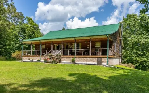 Log Home with Acreage for Sale in Hohenwald, Tennessee