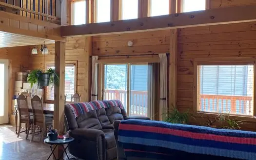 Log Cabin for Sale on 4 Acres in the Humboldt River Ranch