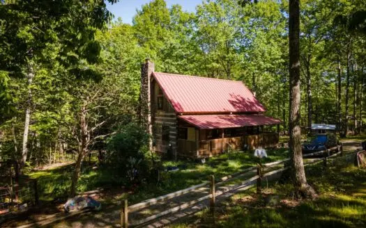 Hand Hewn Log Cabin for Sale in Kings Mountain Nc