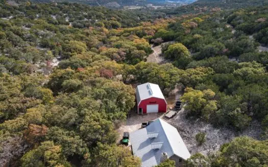 300 Acre Hill Country Ranch with Secluded Cabin & Live Water