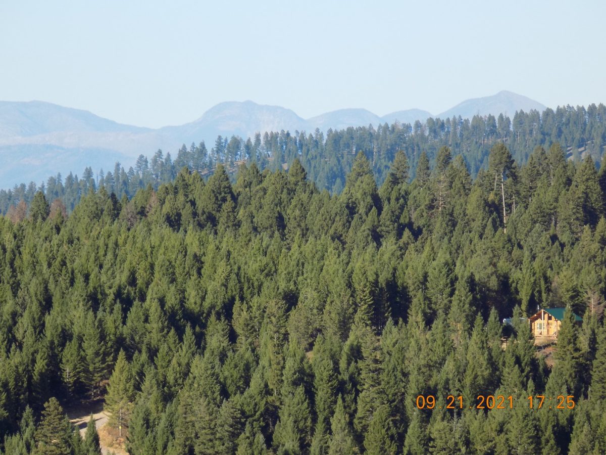 Off Grid Montana Mountain Log Cabin