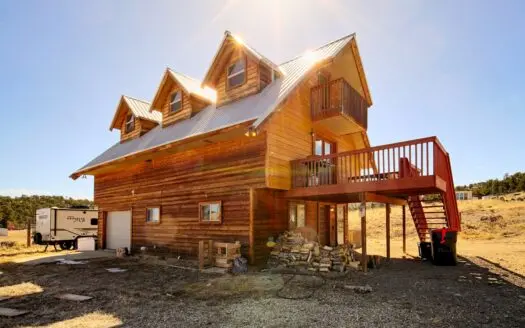 Charming 3-Story Mountain Home for Sale in Cotopaxi, Colorado