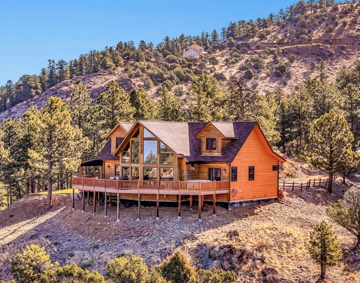 Large Luxury Home for Sale on 42 acres in Westcliffe CO!