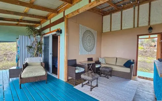 Off-grid Hawaii cabin w/ 2BR, 1.5BA, solar, ocean views on 1 Acre