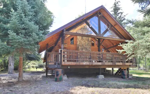 Mountain Log Home on Acreage For Sale in Western Colorado