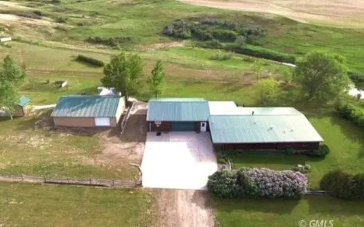 One Level Home 5 Acers Heat Garage Detached Shop