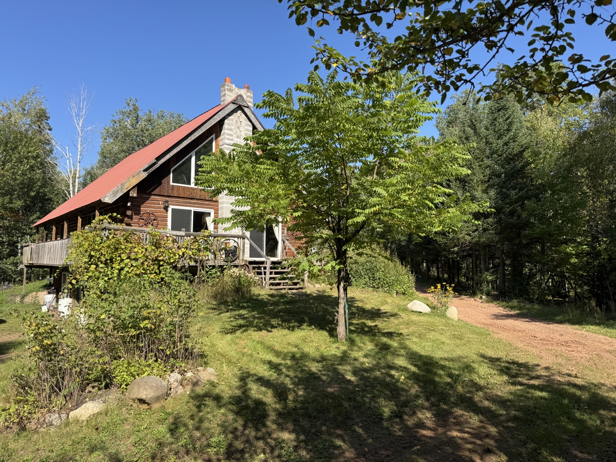 Log Cabin on 40 Acres w/ Net River For Sale in Carlton County MN
