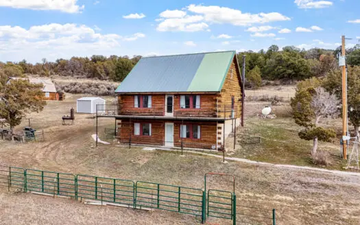 Log Home in Western Colorado With Acreage
