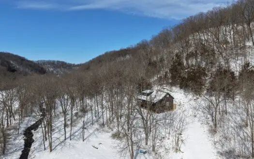 Cabin on 21.7 Acres With Stream & Springs For Sale SW Wisconsin