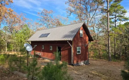 Cabin with Land for Sale in Moyers, Oklahoma