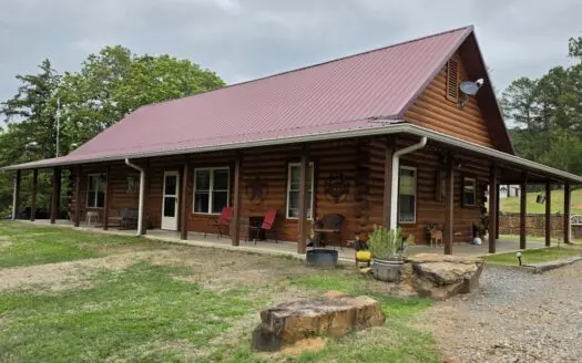 Spectacular Equestrian Property With Log Home On 7.65 Acres