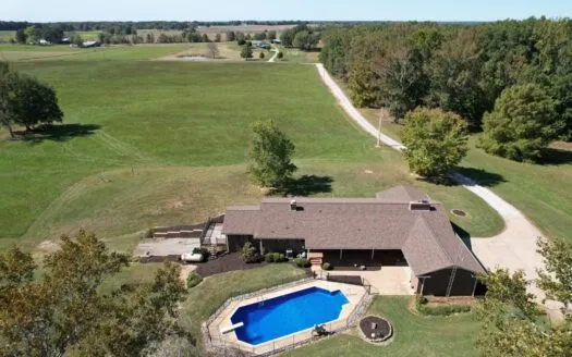 Country Home with Acreage and Inground Pool For Sale in TN
