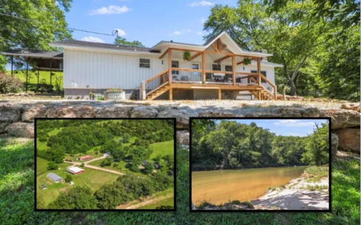 Self-Sufficient Home on 80 Acres & Live Water Douglas Co, MO