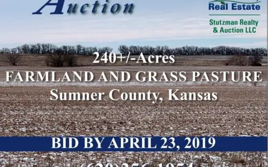 Sumner County, Ks – Private Auction – Farm & Pasture