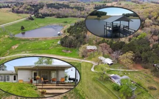 Ranch for Sale with Large Stocked Pond Southern Mo Ozarks