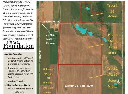 ranches for sale listing image for Grady County Oklahoma Land Auction - Excellent Farm