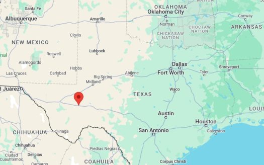 Remote. No restrictions. 10 mins to Walmart.  1.5 hrs to Midland.