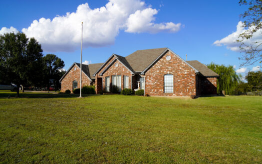 NO RESERVE AUCTION – Prime OK Ranch Land & Home on HWY 177, Tr 1