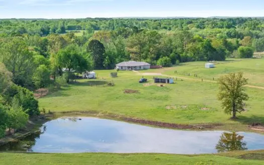 23.5 Acres 4BR-2BA Home Large Pond, Pasture in Winnsboro Texas