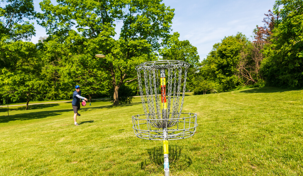 Disc Golf Course on Land