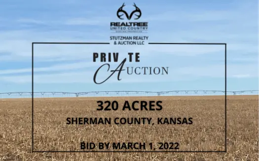 Sherman County, Ks ~ 320 Ac Irrigated Farm ~ Private Auction