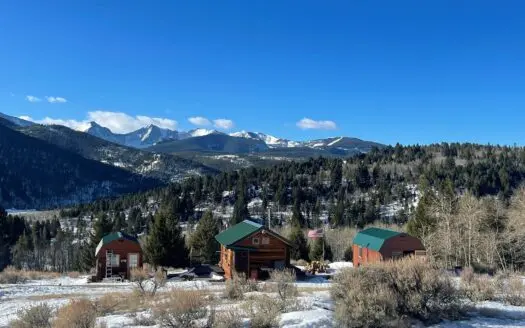 Montana off Grid Log Cabin for Sale Near Public Lands