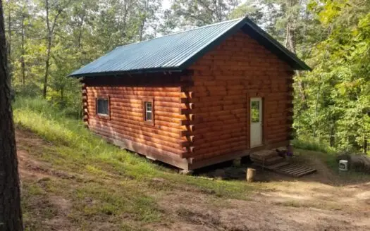 Hunting Log Cabin on 27 +/- Acres for Sale