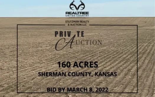 Sherman County, Ks ~ 160 Acres ~ Private Auction
