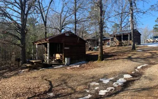 Cabins on the Buffalo River Park Edge