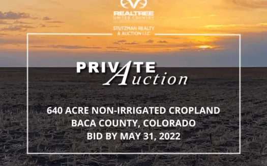 Baca County, Colorado ~ 640 Acres ~ Private Auction