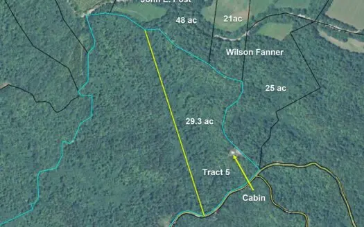 Hunting Property, Timber, Rustic Cabin W Loft, Road Frontage