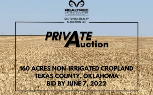 Texas County, Ok ~ 160 Acres ~ Private Auction