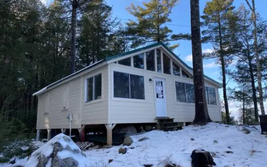 Lakefront Island Cabin