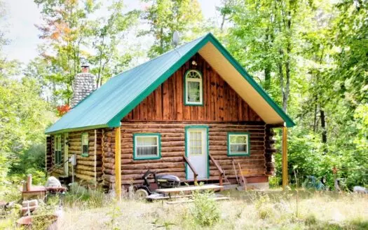 Log Cabin 13 Acres 2 Creeks Atlanta Mi  Montmorency County