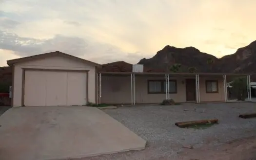 Parker Az Home for Sale Detached Garage River Access