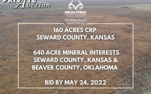 Seward County Ks Crp W/ Minerals & Beaver County Ok Minerals
